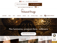 Tablet Screenshot of moroccohandmade.com